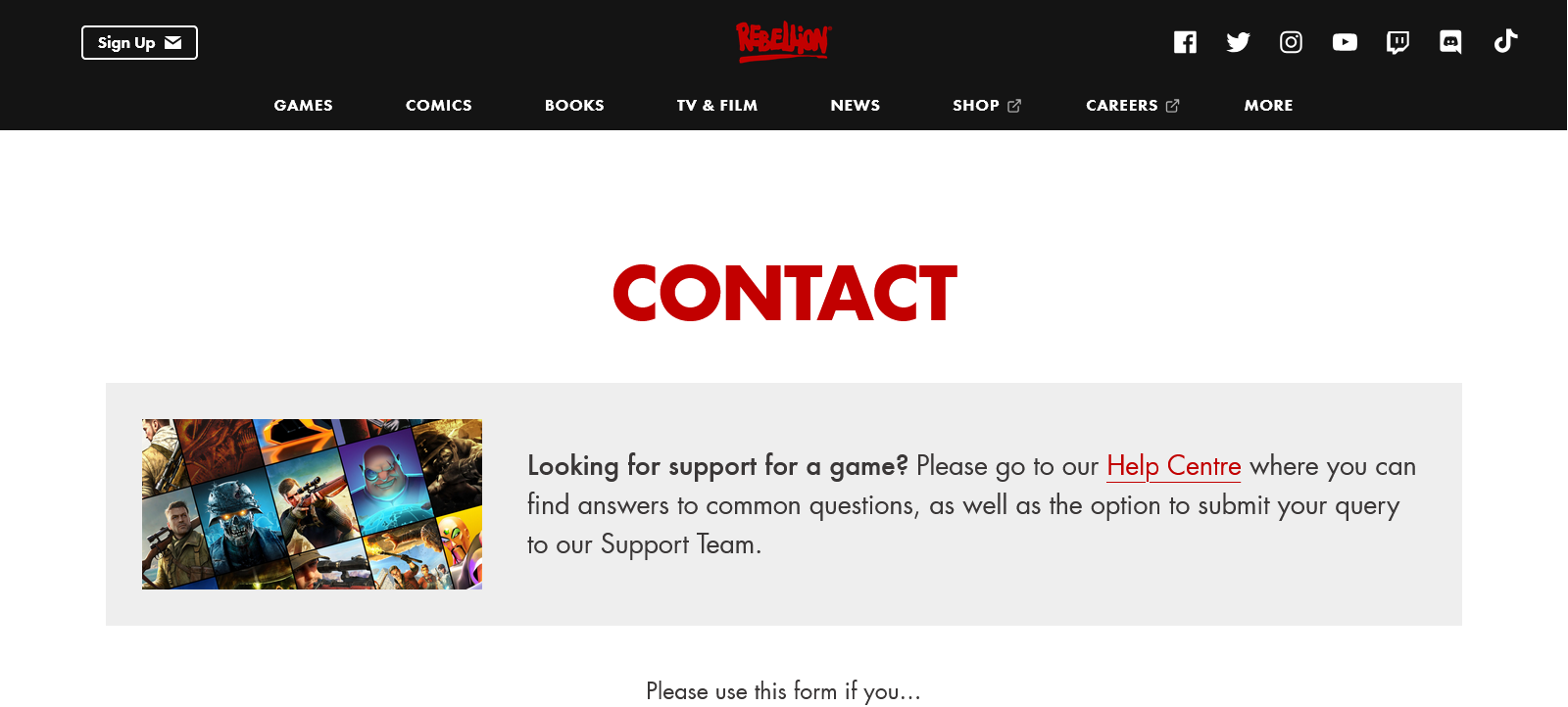 rebellion contact screenshot
